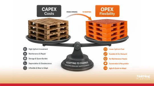 Blog Post 12 03 540x304 - Building Supply Chain Resilience: How Plastic Pallet Rental Safeguards B2B Operations